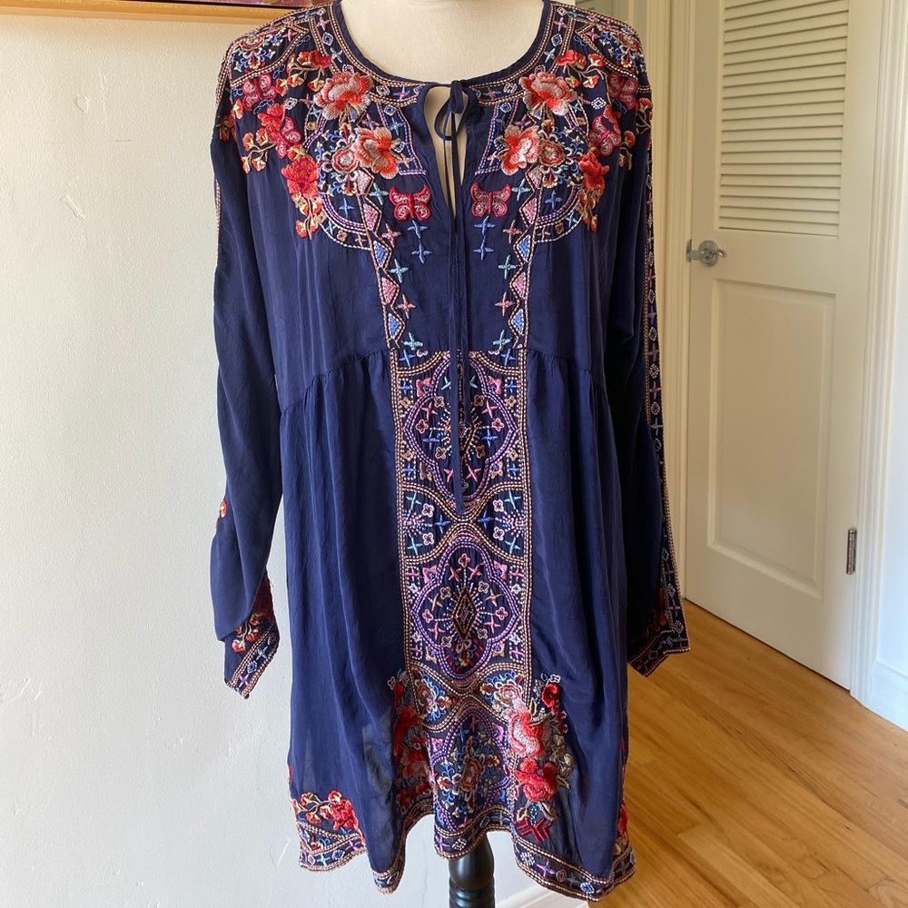 Navy Blue LongSleeve Tunic
